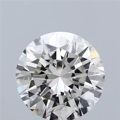 3.29ct H SI1 Very Good Cut Round Lab Grown Diamond