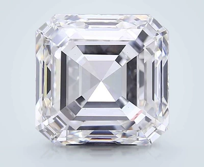8.02ct G VS1 Rare Carat Ideal Cut Asscher Lab Grown Diamond
