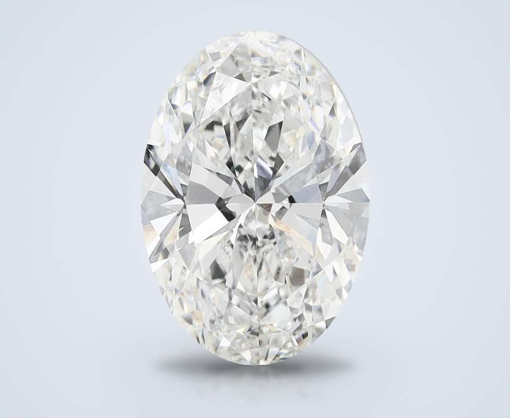 11.10ct F VVS2 Rare Carat Ideal Cut Oval Lab Grown Diamond