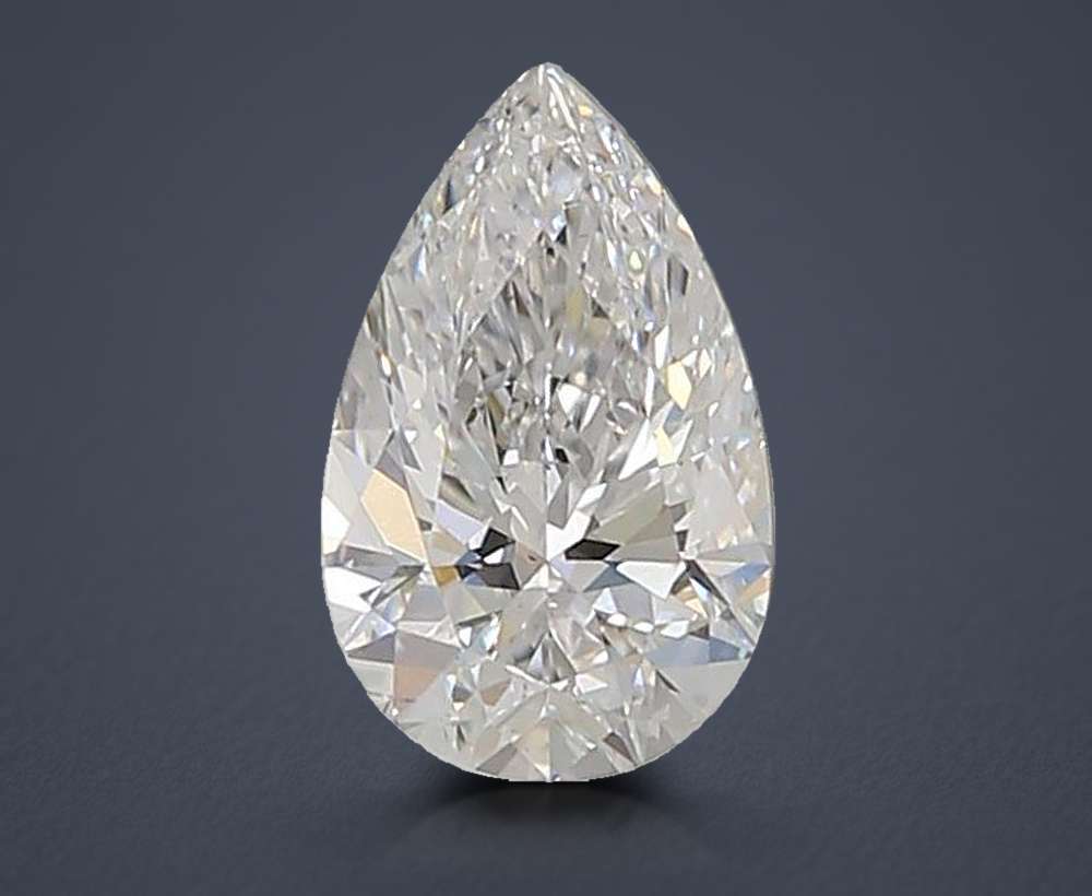 1.03ct D VS2 Rare Carat Ideal Cut Pear Lab Grown Diamond