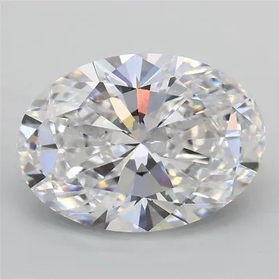 3.51ct D VS1 Rare Carat Ideal Cut Oval Lab Grown Diamond