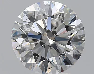 3.01ct F SI2 Excellent Cut Round Diamond