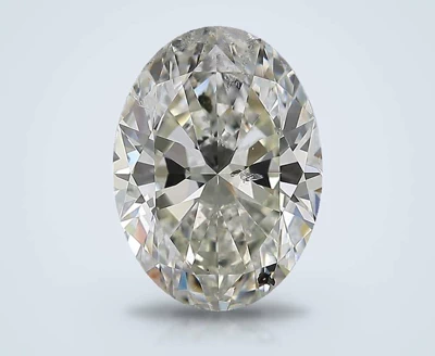 3.51ct H SI2 Rare Carat Ideal Cut Oval Diamond