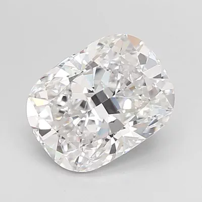 3.10ct D VVS2 Rare Carat Ideal Cut Cushion Lab Grown Diamond