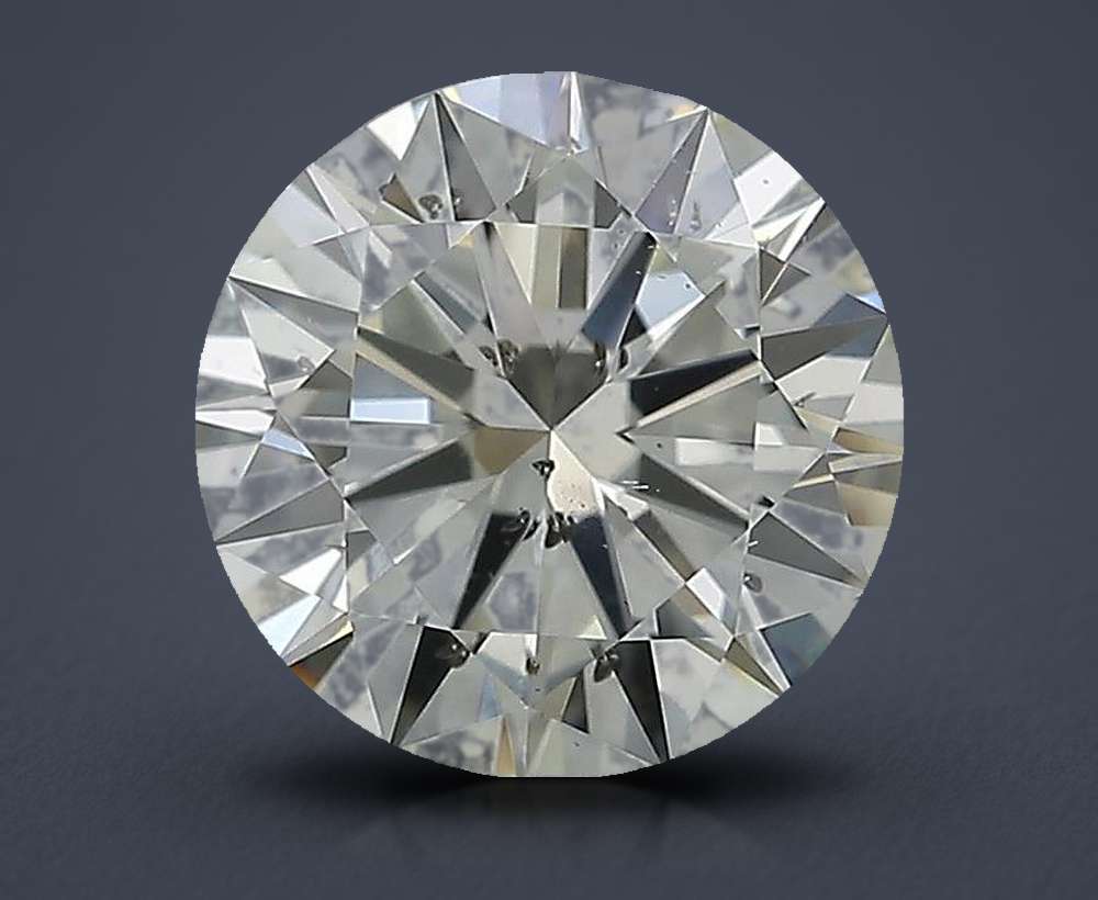 0.96ct J SI2 Rare Carat Ideal Cut Round Diamond