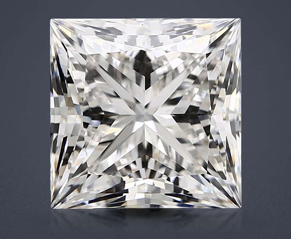 7.27ct G VS1 Rare Carat Ideal Cut Princess Lab Grown Diamond