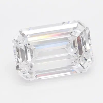 1.59ct D VVS1 Rare Carat Ideal Cut Emerald Lab Grown Diamond