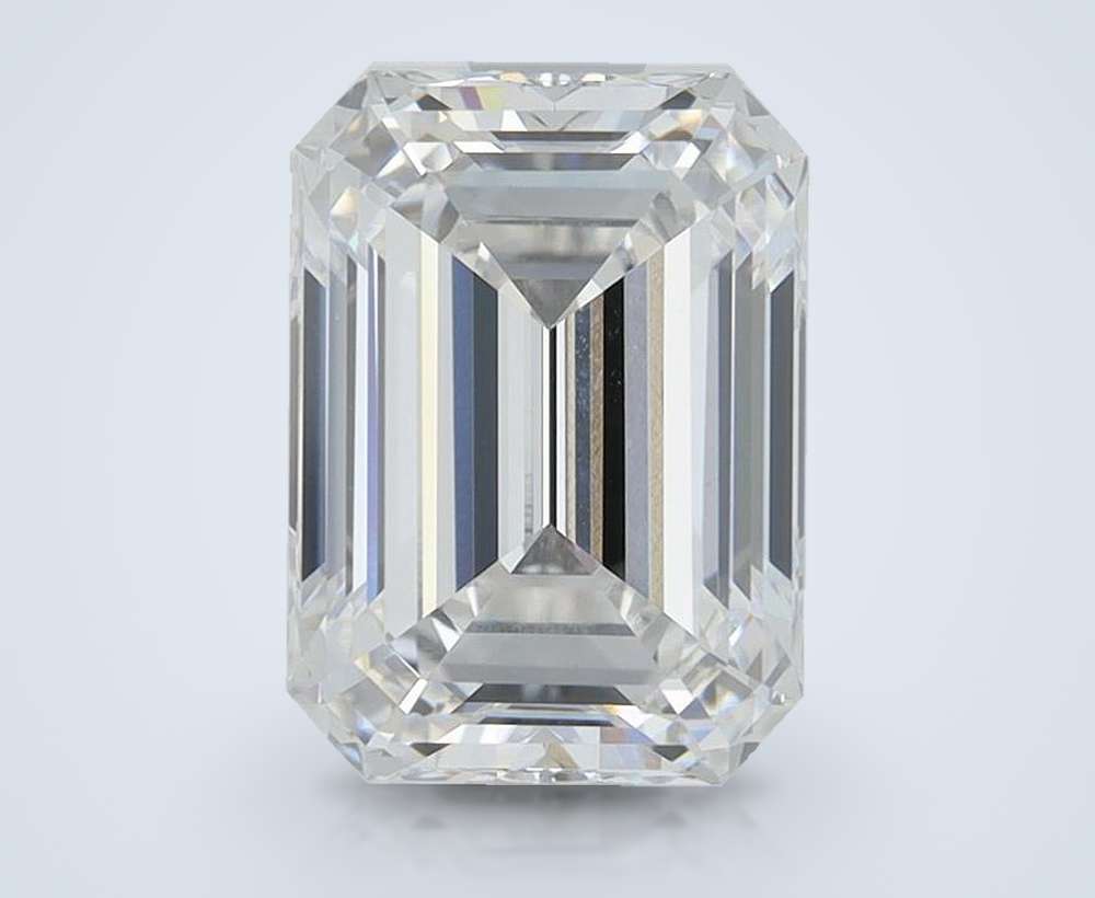 20.00ct F VS1 Very Good Cut Emerald Lab Grown Diamond