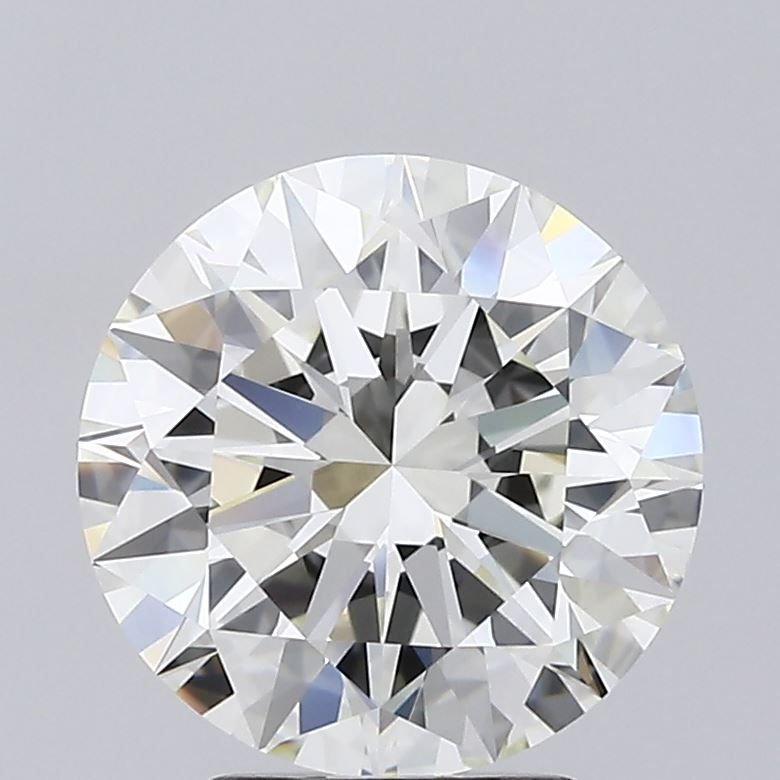 3.81ct J VVS1 Rare Carat Ideal Cut Round Diamond