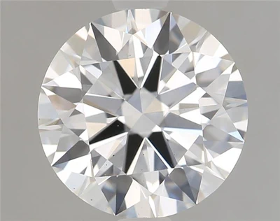 2.07ct F VS2 Rare Carat Ideal Cut Round Lab Grown Diamond