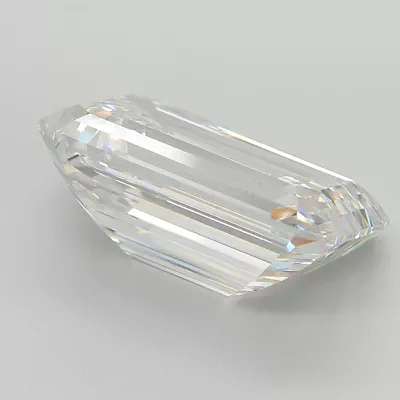 12.06ct F SI1 Rare Carat Ideal Cut Emerald Lab Grown Diamond