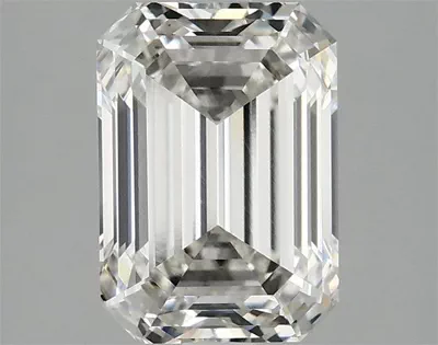 2.58ct H VS1 Excellent Cut Emerald Lab Grown Diamond