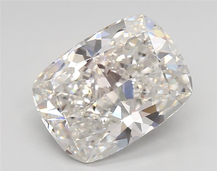 4.11ct F VVS2 Rare Carat Ideal Cut Cushion Lab Grown Diamond