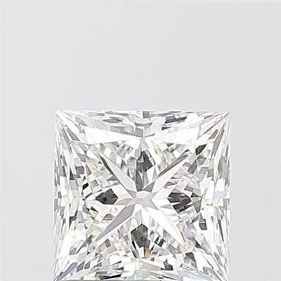 1.54ct F VVS2 Rare Carat Ideal Cut Princess Lab Grown Diamond