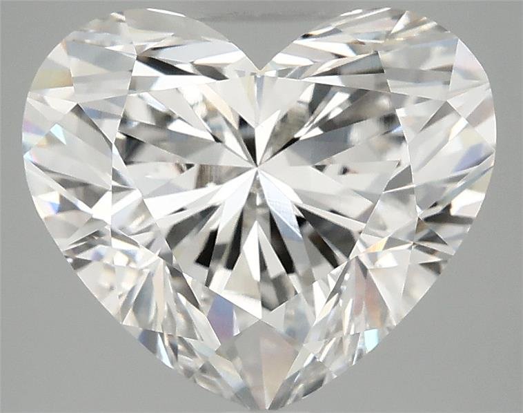 5.02ct F VS1 Rare Carat Ideal Cut Heart Lab Grown Diamond