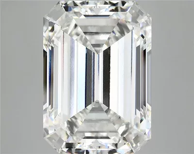 13.14ct F VVS2 Excellent Cut Emerald Lab Grown Diamond