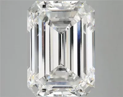 13.30ct F VVS2 Rare Carat Ideal Cut Emerald Lab Grown Diamond