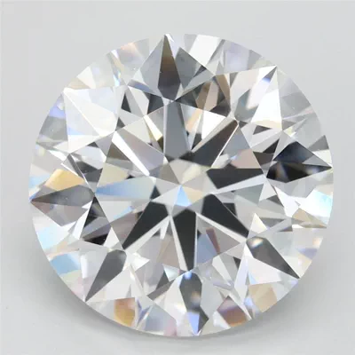 5.12ct D FL Rare Carat Ideal Cut Round Lab Grown Diamond