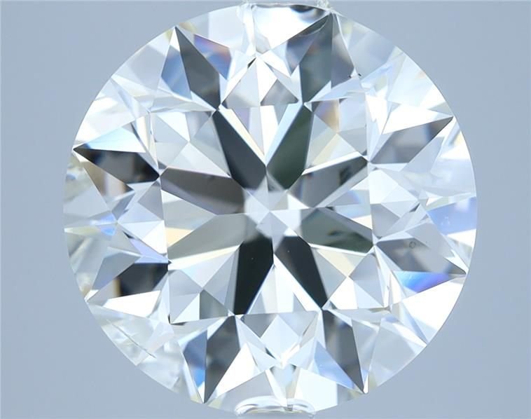 5.00ct J SI1 Rare Carat Ideal Cut Round Diamond
