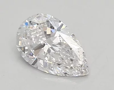 0.63ct D VVS2 Rare Carat Ideal Cut Pear Lab Grown Diamond