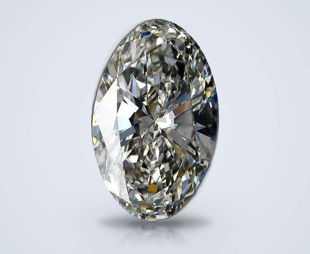 12.07ct F VVS2 Rare Carat Ideal Cut Oval Lab Grown Diamond
