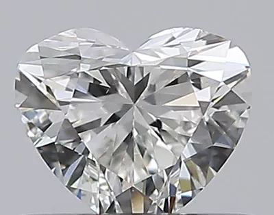0.41ct H VS2 Rare Carat Ideal Cut Heart Diamond
