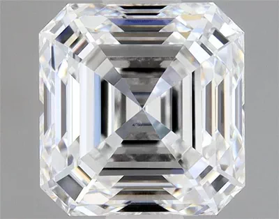 1.01ct E VS2 Rare Carat Ideal Cut Asscher Diamond