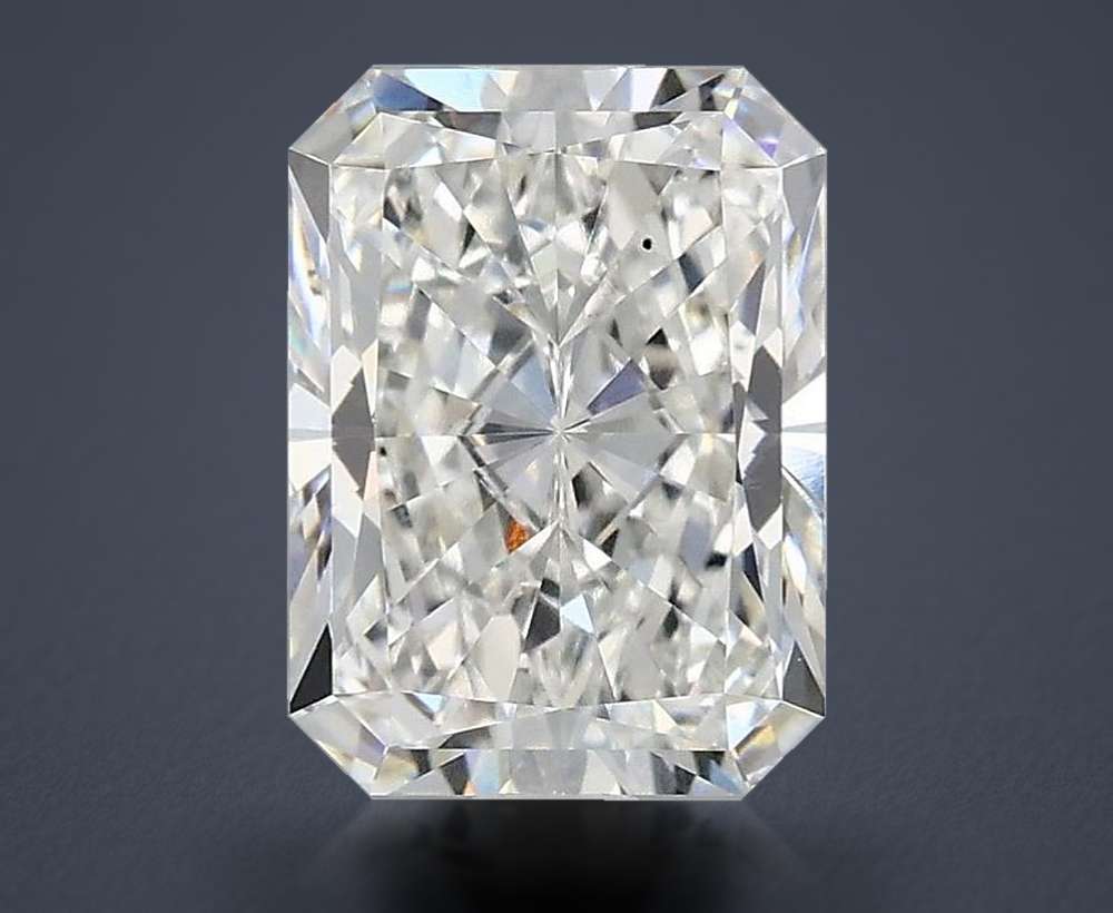 2.17ct F VS2 Rare Carat Ideal Cut Radiant Lab Grown Diamond