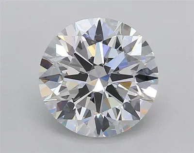 2.01ct D VVS2 Rare Carat Ideal Cut Round Lab Grown Diamond