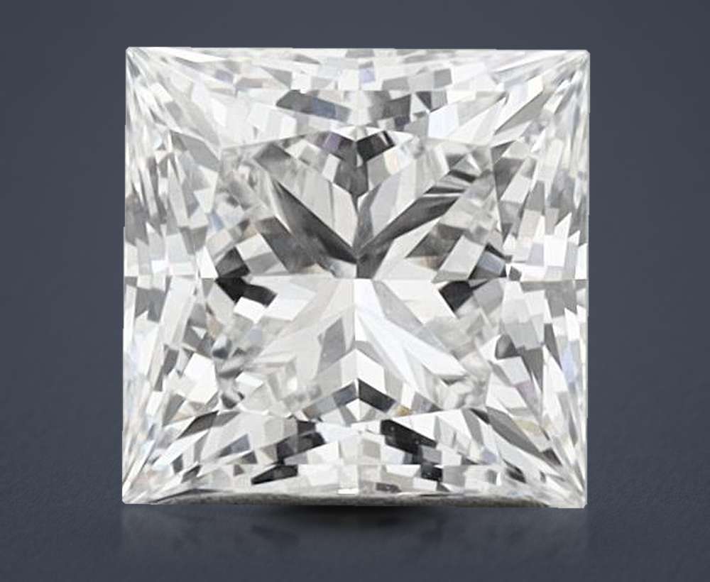 1.52ct D VVS2 Rare Carat Ideal Cut Princess Lab Grown Diamond