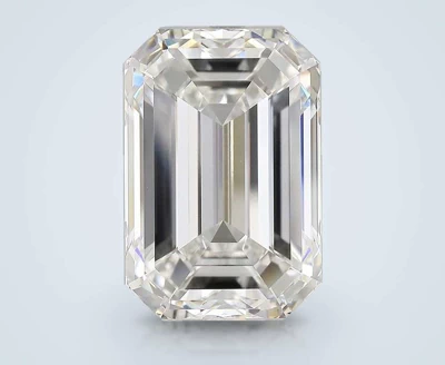 17.21ct F VVS2 Rare Carat Ideal Cut Emerald Lab Grown Diamond