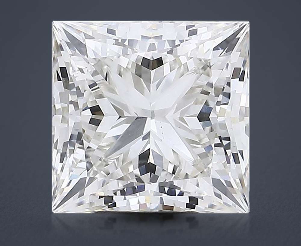 5.55ct H VS1 Rare Carat Ideal Cut Princess Lab Grown Diamond