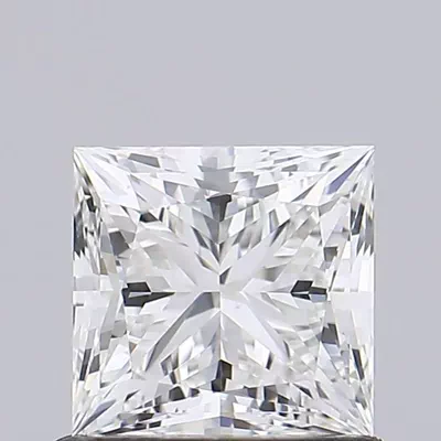 1.01ct E VS1 Rare Carat Ideal Cut Princess Lab Grown Diamond