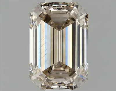 0.56ct K VVS2 Rare Carat Ideal Cut Emerald Diamond