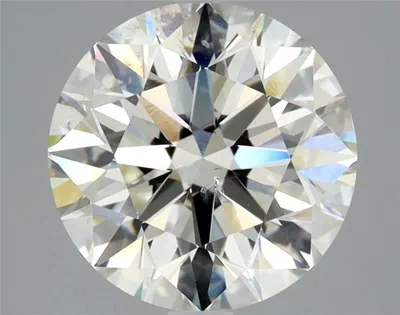 3.04ct J SI2 Rare Carat Ideal Cut Round Diamond