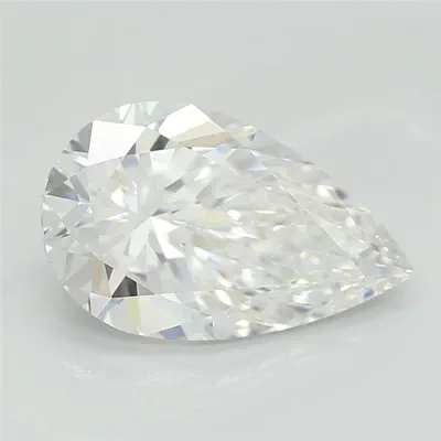 1.33ct D VVS2 Rare Carat Ideal Cut Pear Lab Grown Diamond