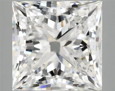 8.22ct E VS1 Rare Carat Ideal Cut Princess Lab Grown Diamond