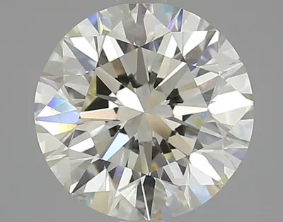 3.01ct K SI1 Rare Carat Ideal Cut Round Diamond