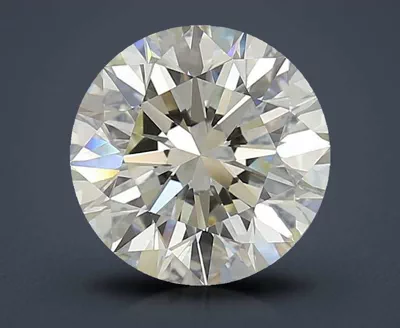 3.01ct K SI1 Rare Carat Ideal Cut Round Diamond