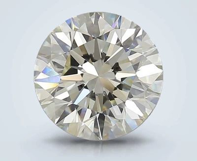 3.01ct K SI1 Rare Carat Ideal Cut Round Diamond