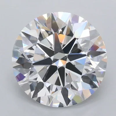 2.46ct D FL Rare Carat Ideal Cut Round Lab Grown Diamond