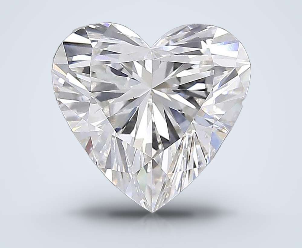 7.05ct G VS1 Rare Carat Ideal Cut Heart Lab Grown Diamond
