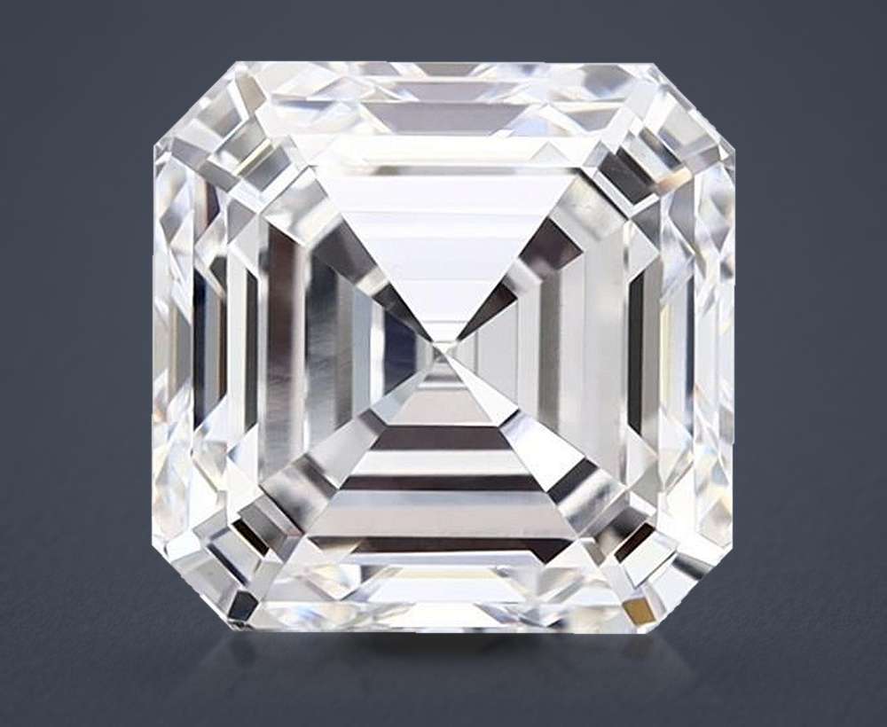 2.96ct E VVS2 Rare Carat Ideal Cut Asscher Lab Grown Diamond