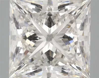 6.55ct G VS1 Rare Carat Ideal Cut Princess Lab Grown Diamond