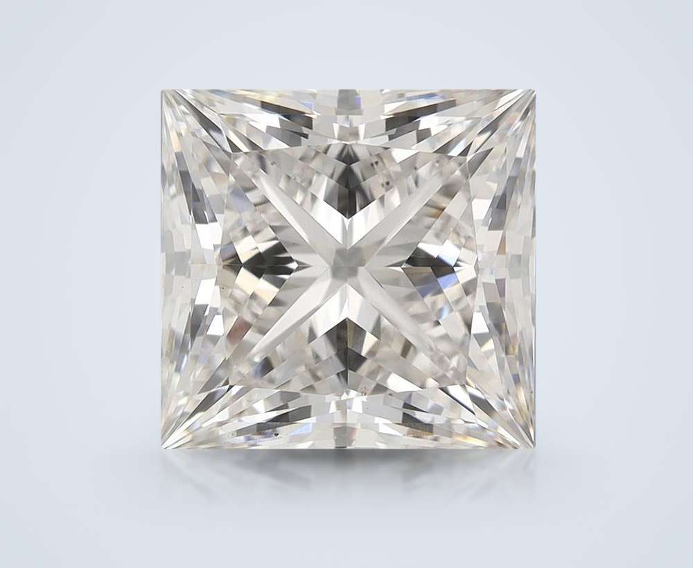 6.55ct G VS1 Rare Carat Ideal Cut Princess Lab Grown Diamond