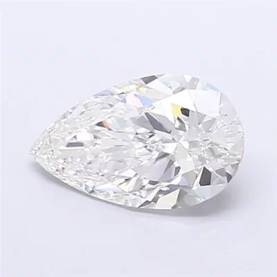 4.18ct F VVS2 Rare Carat Ideal Cut Pear Lab Grown Diamond