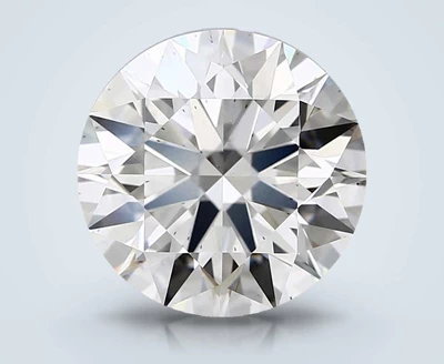 5.38ct G SI1 Rare Carat Ideal Cut Round Lab Grown Diamond