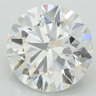 3.21ct D VS1 Rare Carat Ideal Cut Round Lab Grown Diamond
