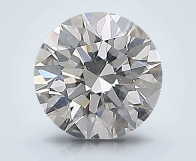 0.61ct F SI2 Rare Carat Ideal Cut Round Diamond