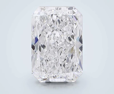 17.07ct E VVS2 Very Good Cut Radiant Lab Grown Diamond